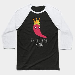 Chili Pepper King Cute Baseball T-Shirt